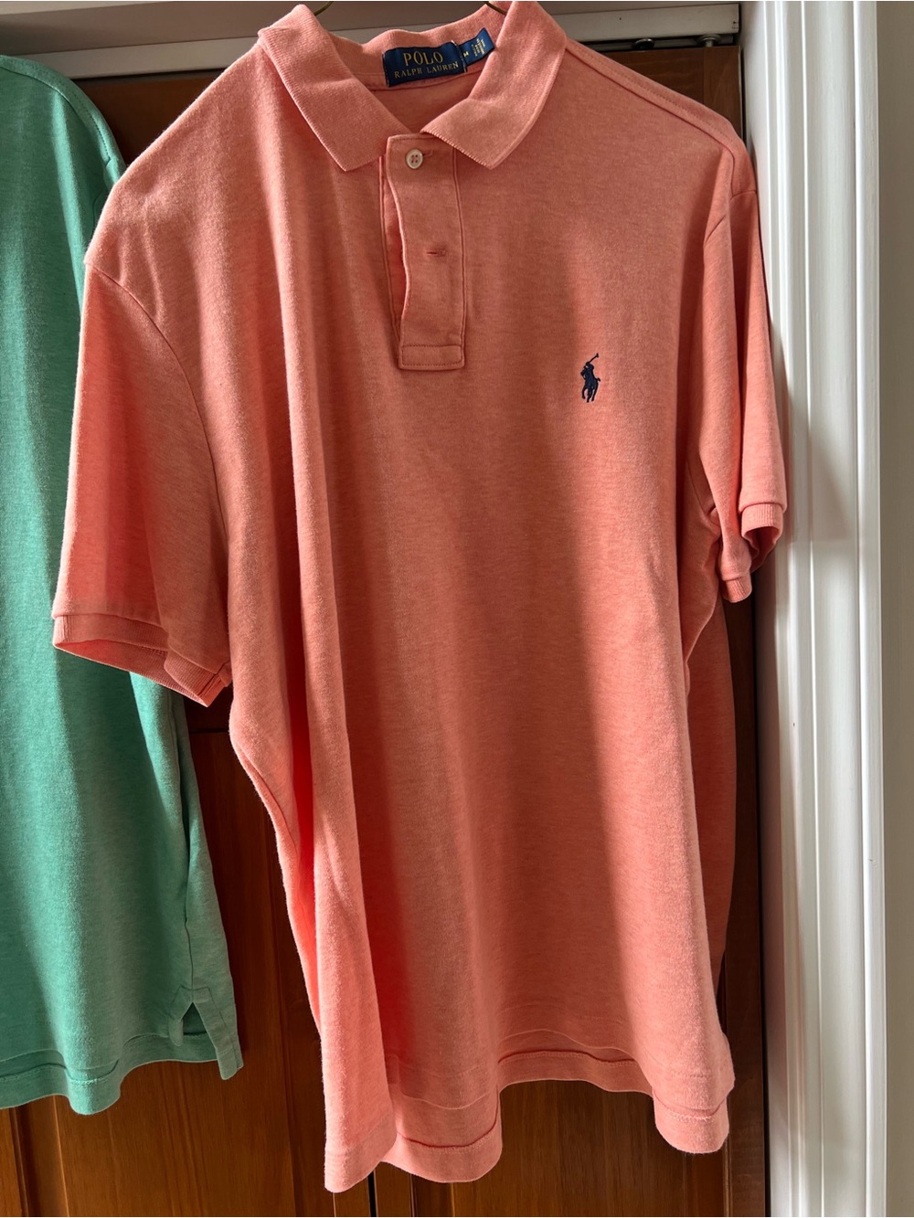 Ralph Lauren Mint Green Polo Shirt with Embroidered Pony - Picture 4 of 11